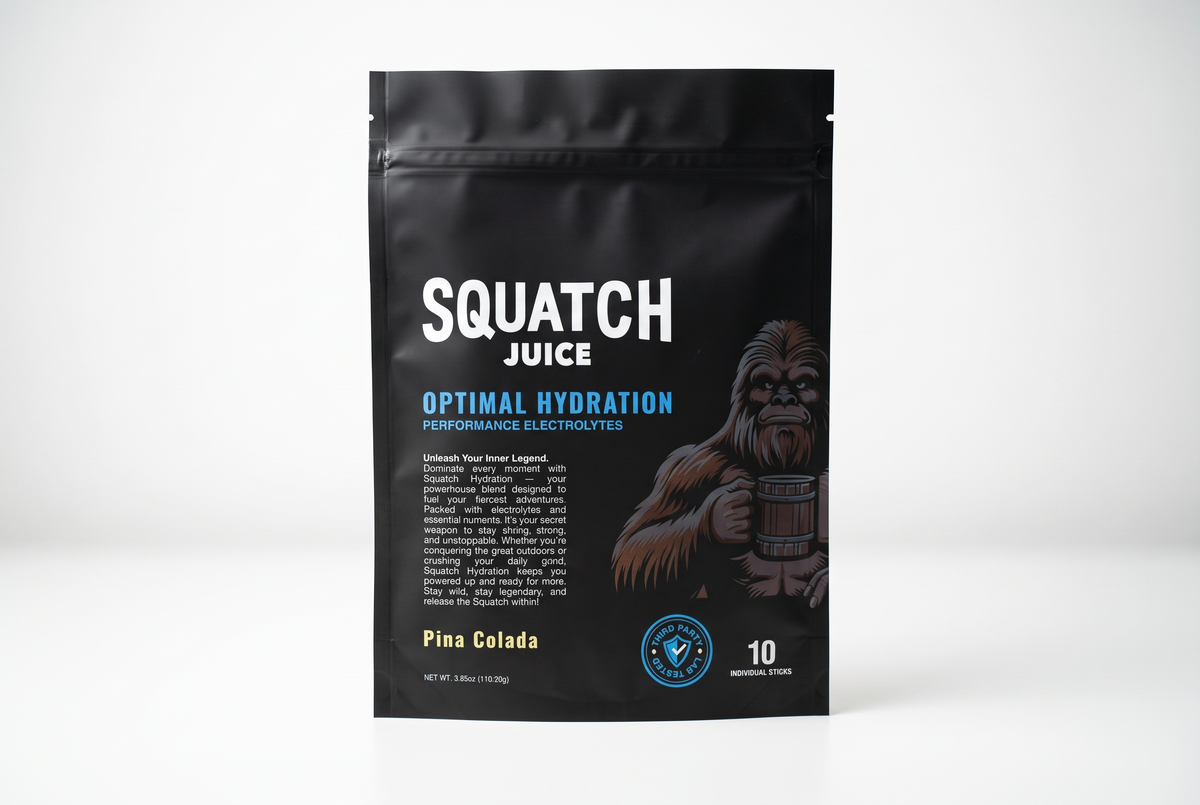 Squatch Juice Hydration - Pina Colada - 10 sticks