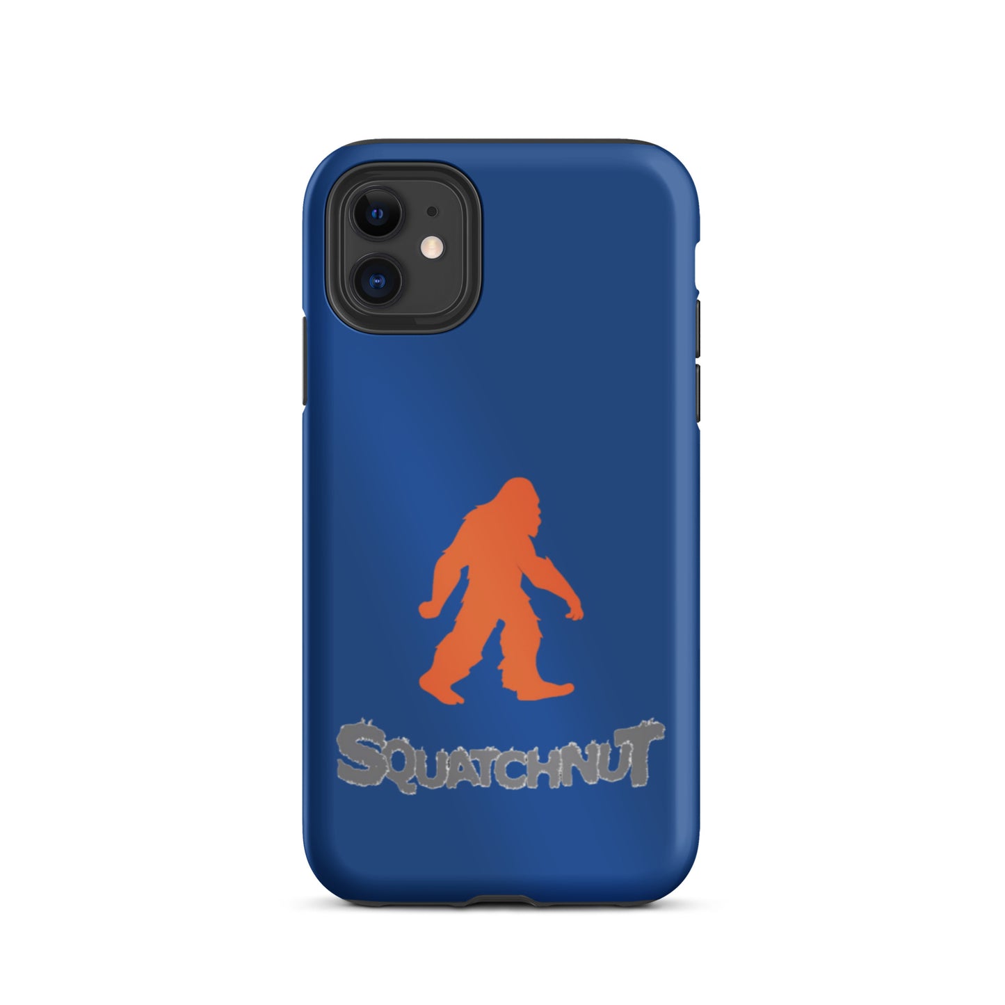 Blue and Orange Squatch Tough iPhone case