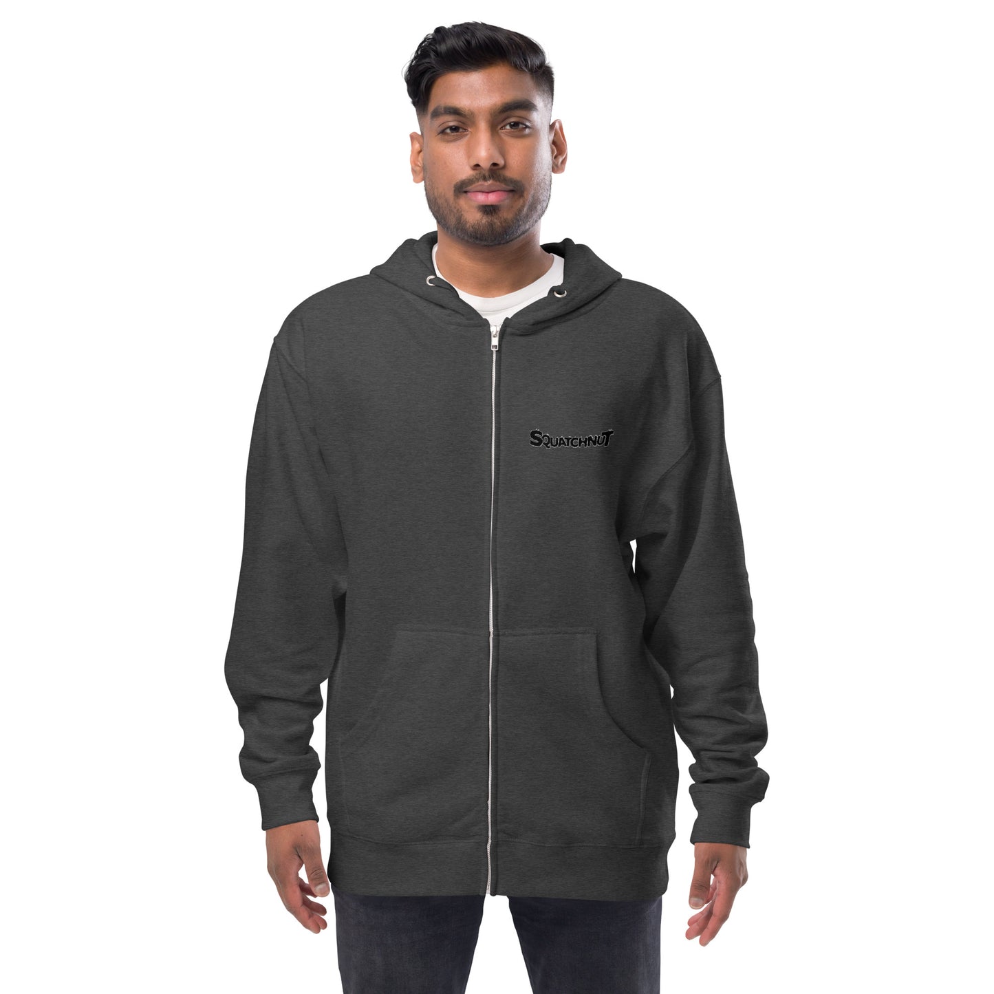 Fire Fighter Unisex fleece zip up hoodie