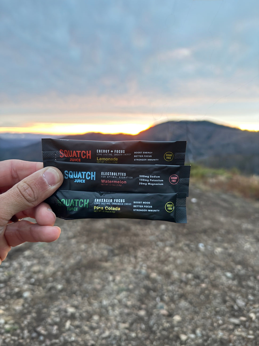 Three Ways to Use Squatch Juice for a Long, Strenuous Hike in Summer Heat