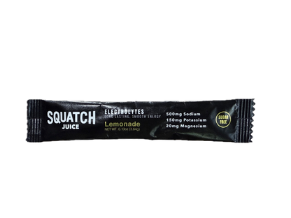Squatch Juice Hydration Sampler 4 Flavors - Pineapple/Mango, Watermelon, Lemonade, Strawberry/Kiwi