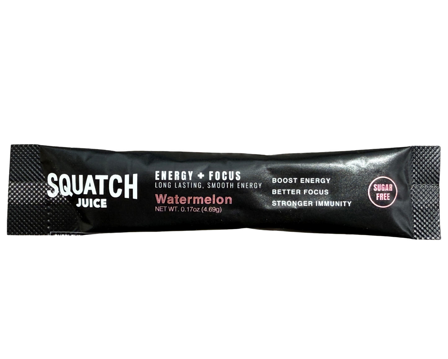 Squatch Juice Energy Sampler with Shaker 4 Flavors - Pineapple/Mango, Watermelon, Lemonade, Strawberry/Kiwi