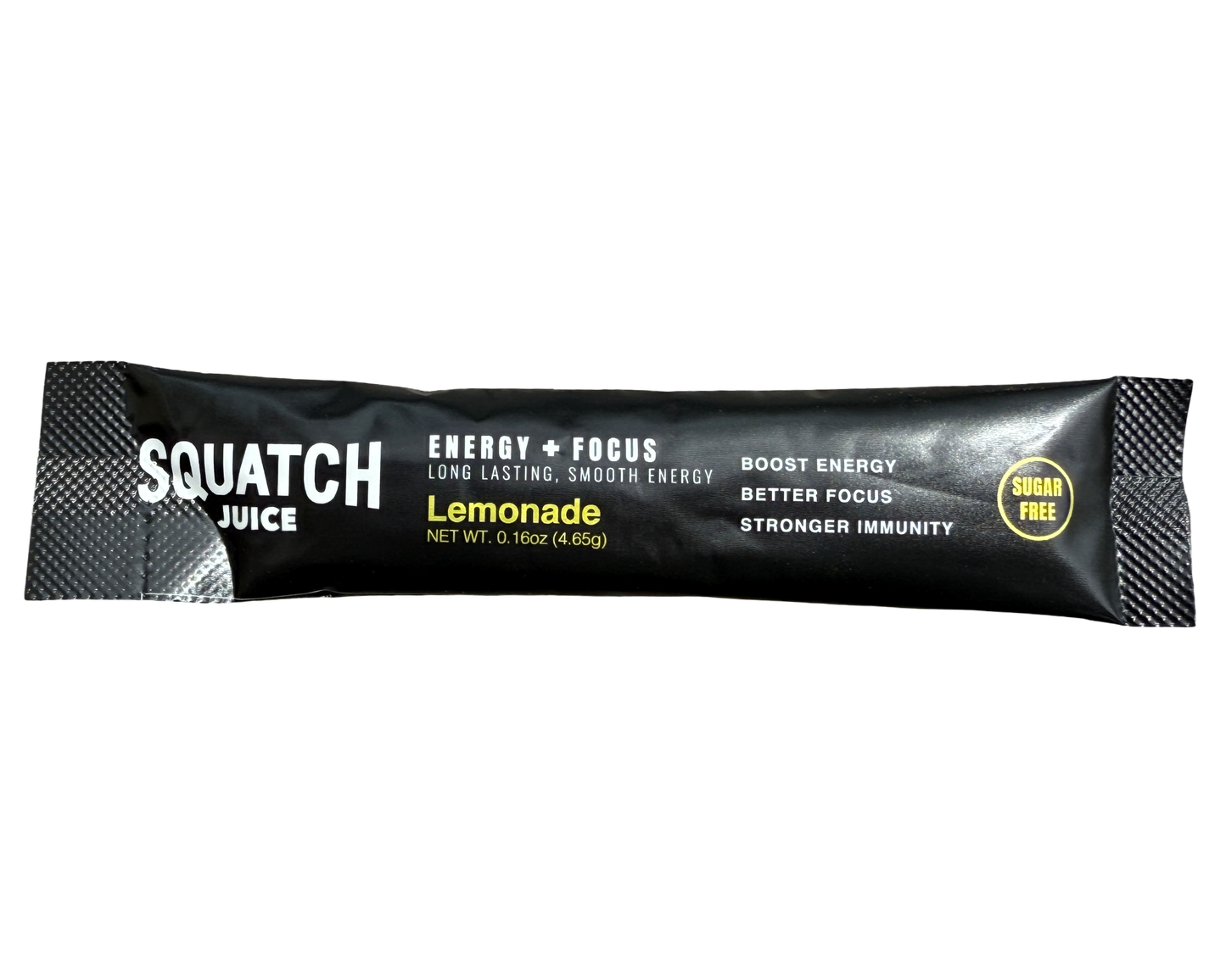 Squatch Juice Energy Sampler with Shaker 4 Flavors - Pineapple/Mango, Watermelon, Lemonade, Strawberry/Kiwi