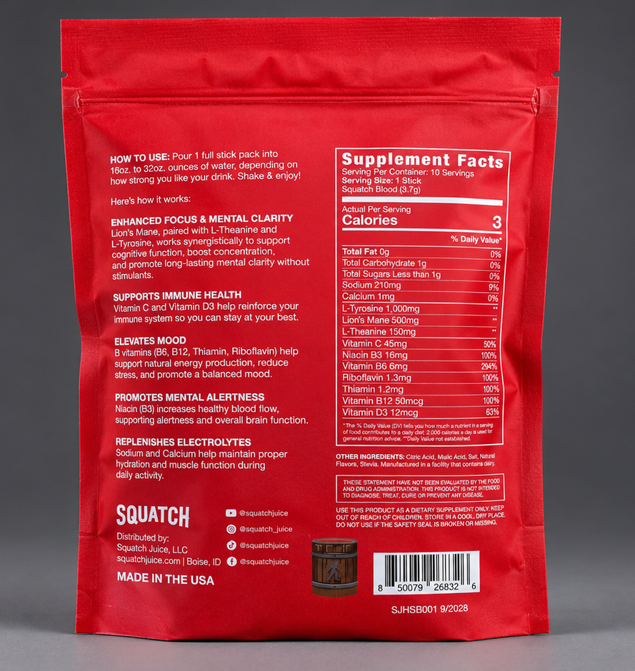 Reo Wilde Squatch Juice - Squatch Blood