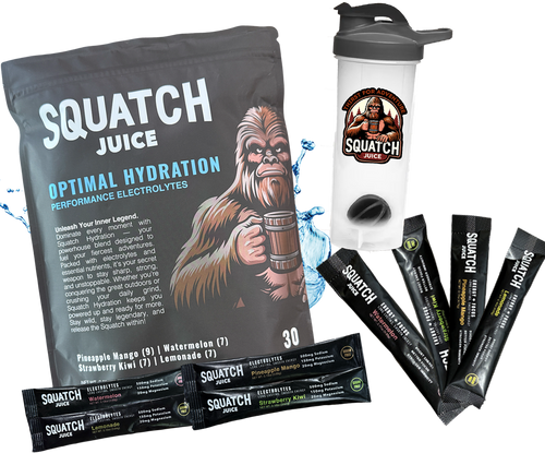Squatch Juice Hydration Starter Bundle W/ Energy Sampler