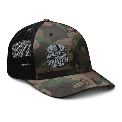 Squatch Juice Camouflage trucker hat