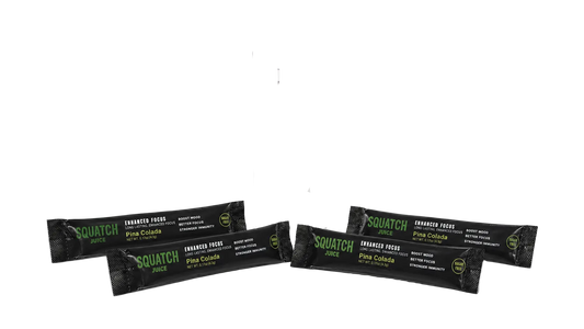 Squatch Juice Enhanced Focus Sampler 4 Sticks - Pinia Colada