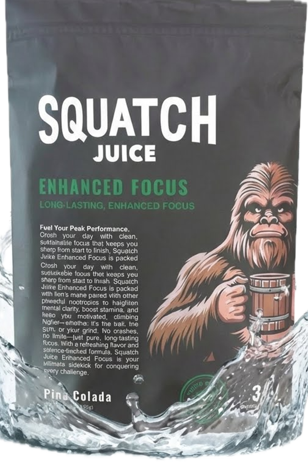 Squatch Juice Enhance Focus - Pina Colada - 30 Sticks