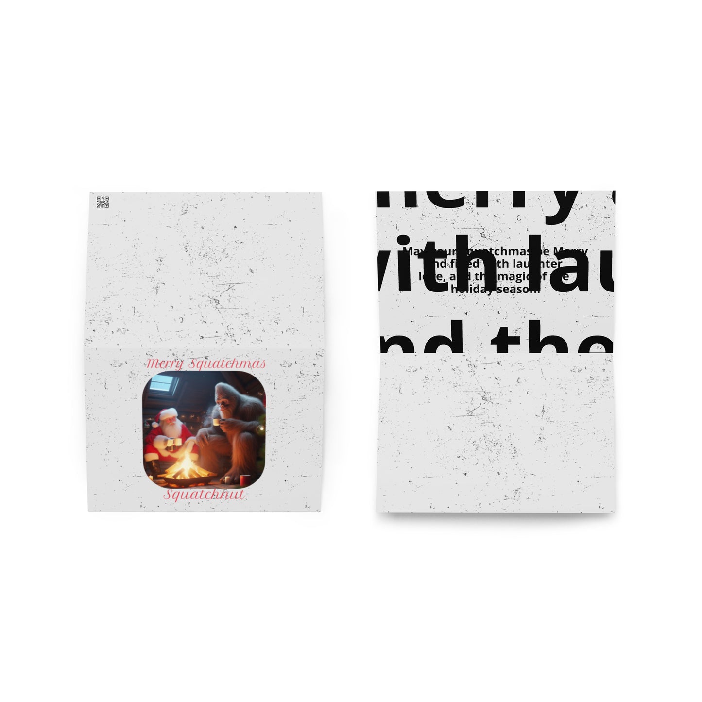 Squatchmas Greeting card