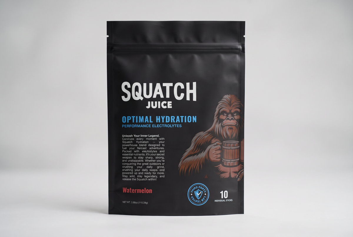 Squatch Juice Hydration - Watermelon - 10 sticks