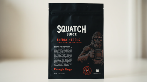 Squatch Juice Energy + Focus - Pineapple Mango - 10 sticks