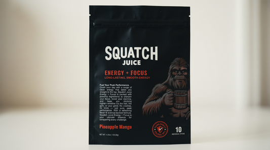 Squatch Juice Energy + Focus - Pineapple Mango - 10 sticks