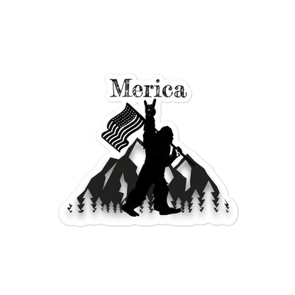 Merica Squatch Bubble-free stickers