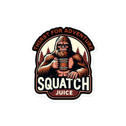 Squatch juice Bubble-free stickers