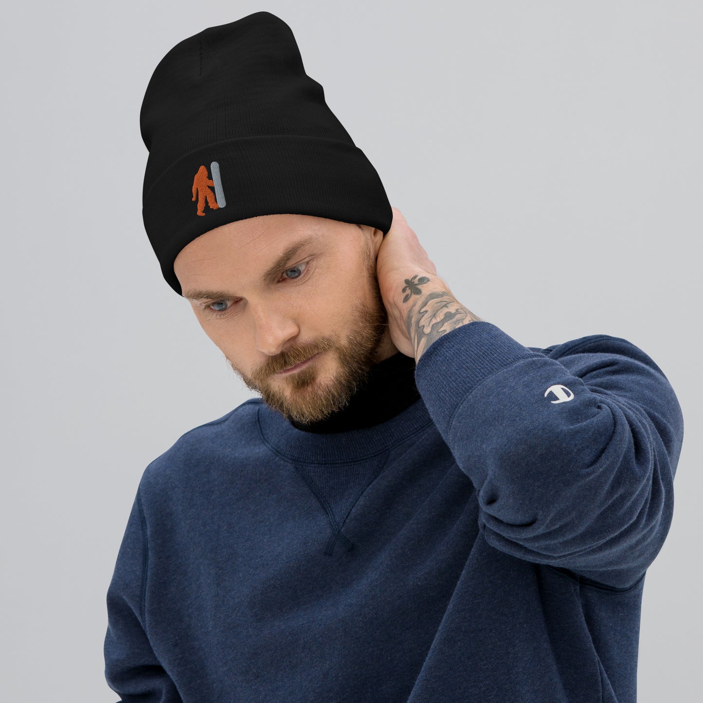 Snowboard Embroidered Beanie