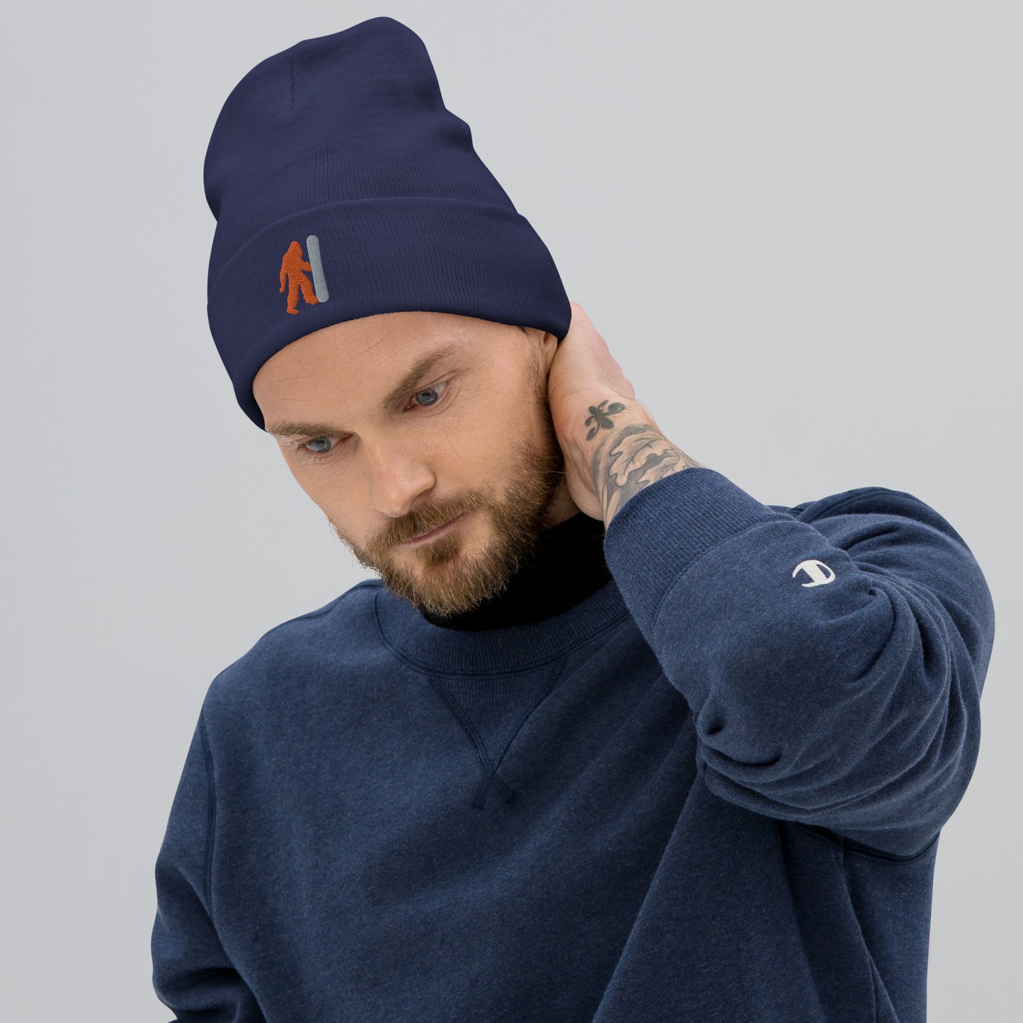 Snowboard Embroidered Beanie