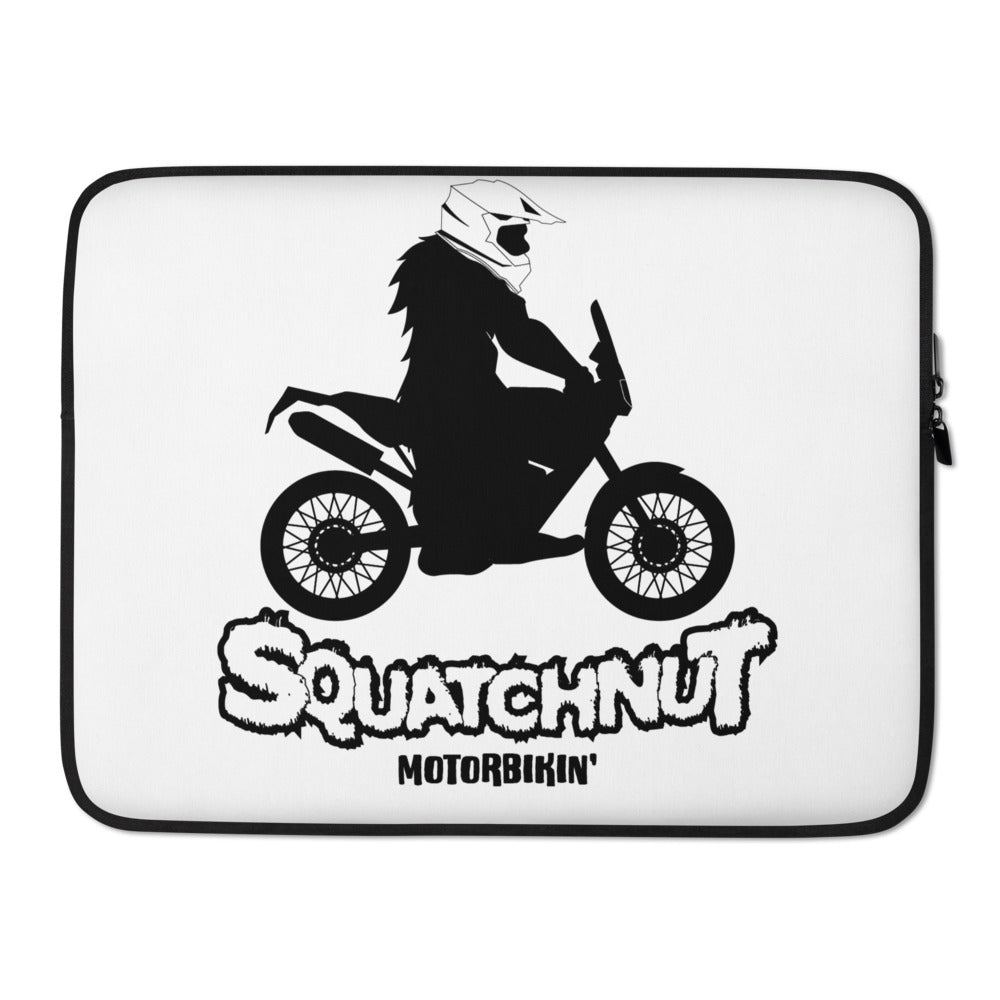 Squatchnut Motorbikin' Laptop Sleeve