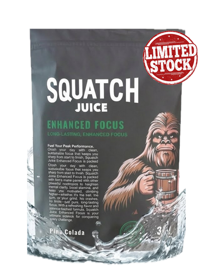 Squatch Juice Hydration and Enhanced Focus Bundle + FREE Travel Mug 25oz