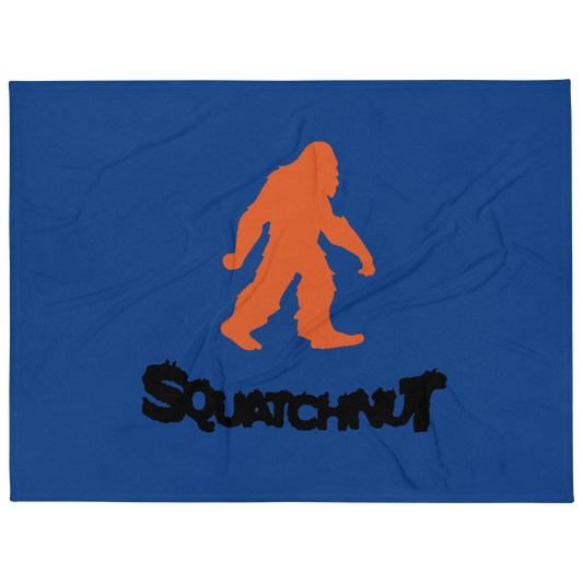 Squatchnut Throw Blanket