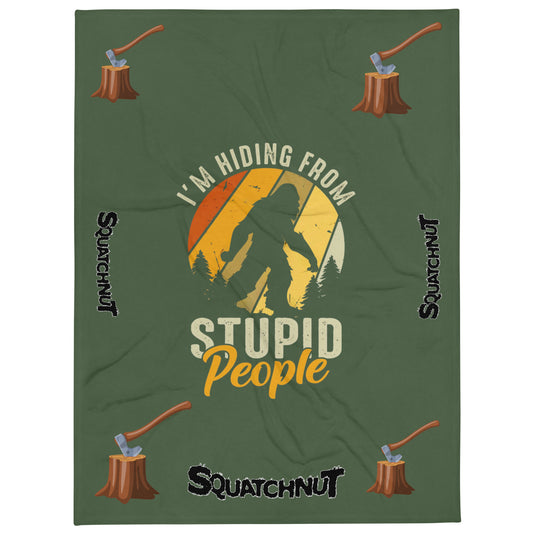 Hiding From stupid People Throw Blanket