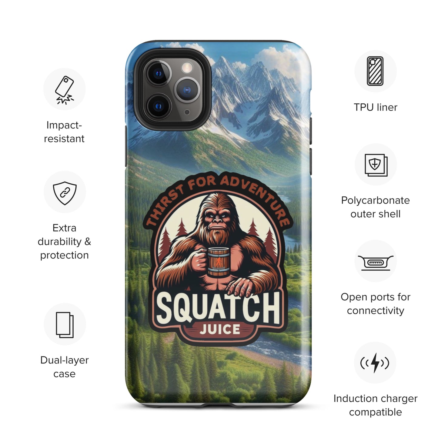 Squatch juice Tough Case for iPhone®