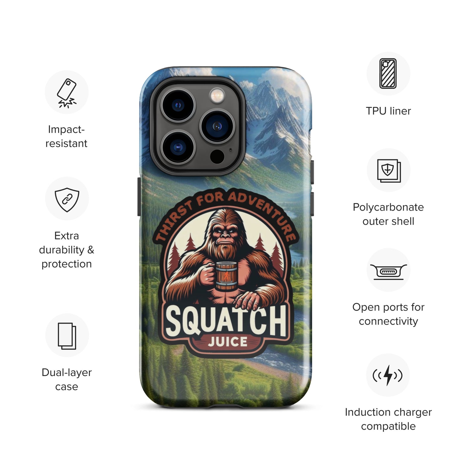 Squatch juice Tough Case for iPhone®