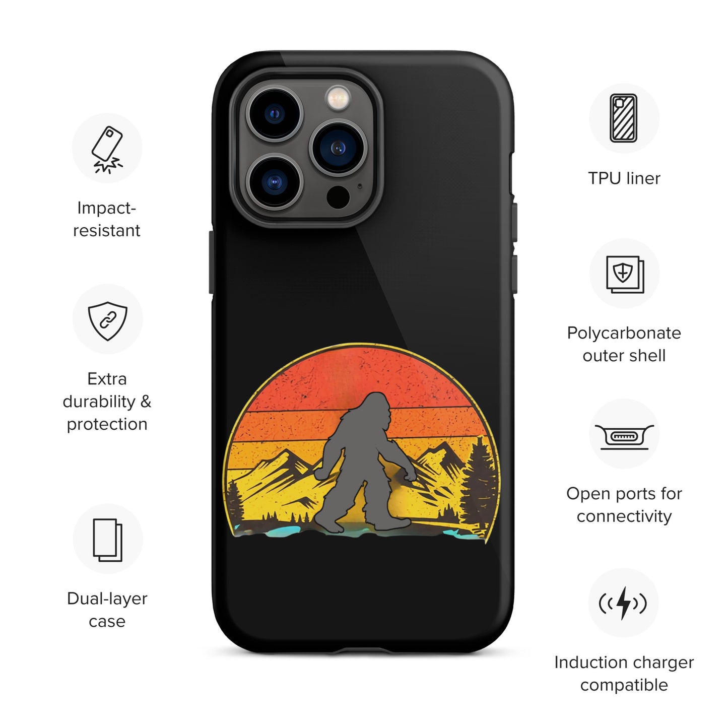 Roaming Squatchnut Tough Case for iPhone®