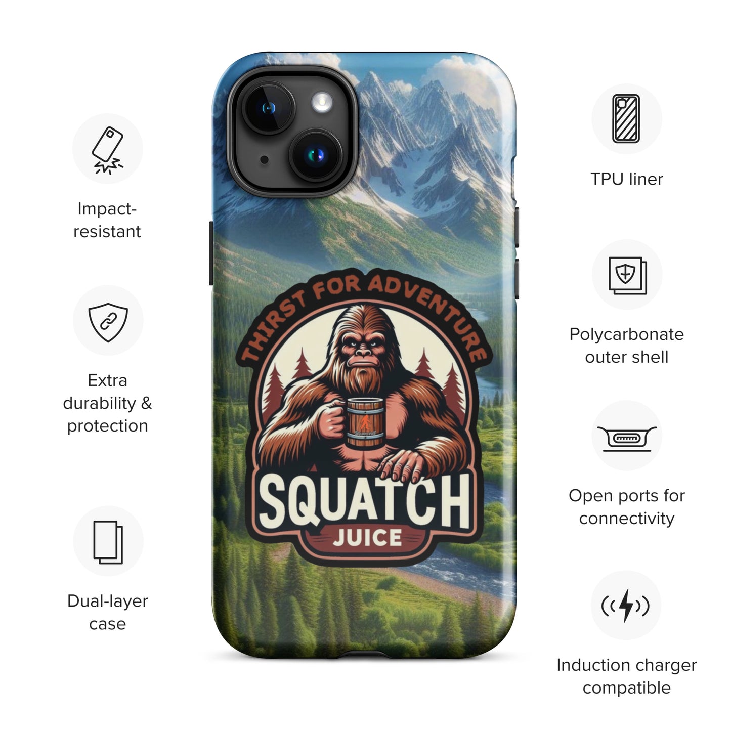 Squatch juice Tough Case for iPhone®