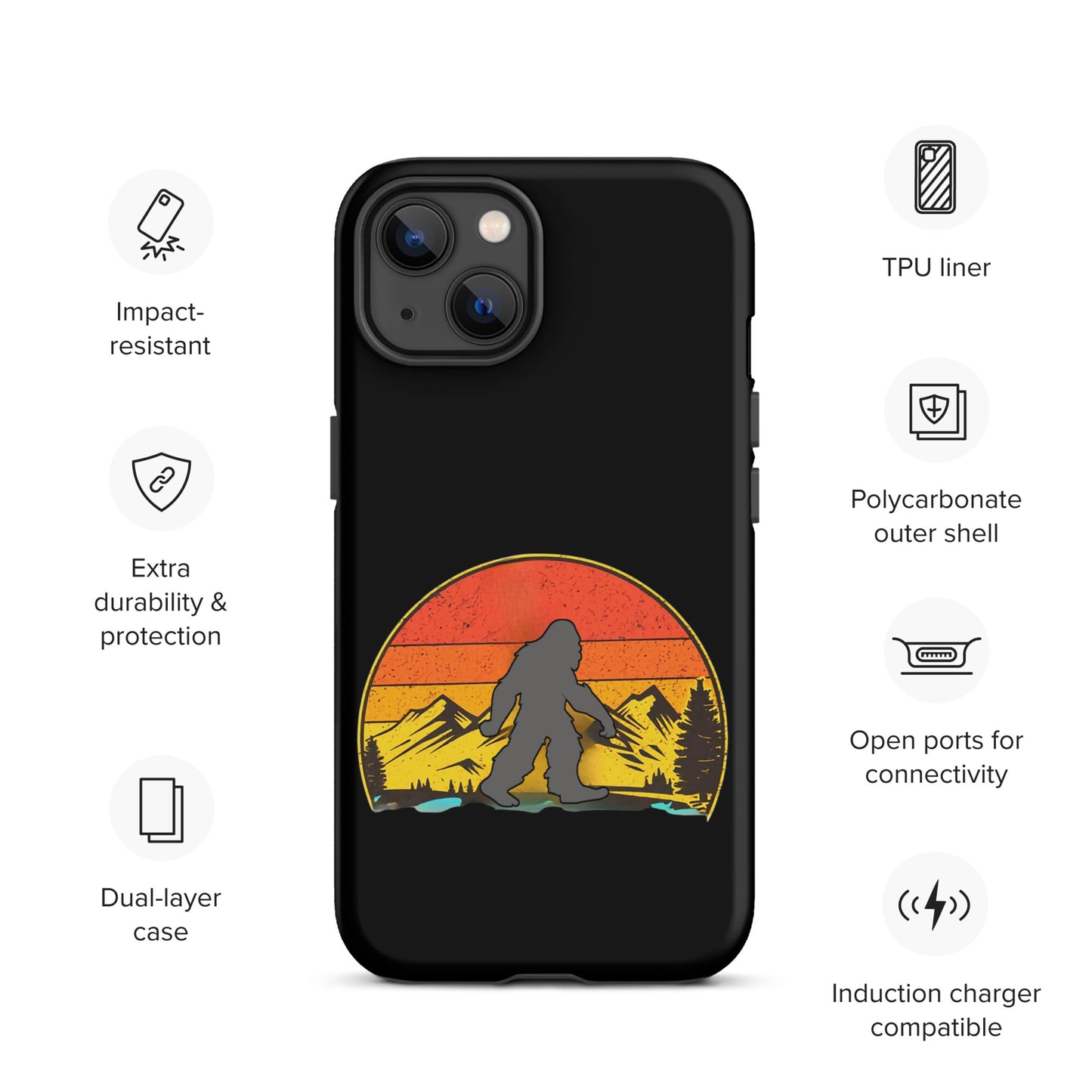Roaming Squatchnut Tough Case for iPhone®