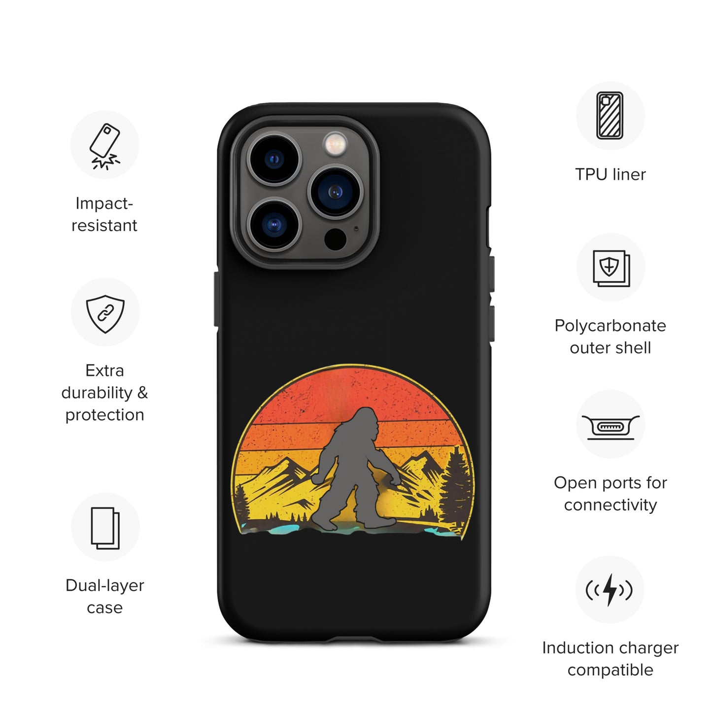 Roaming Squatchnut Tough Case for iPhone®