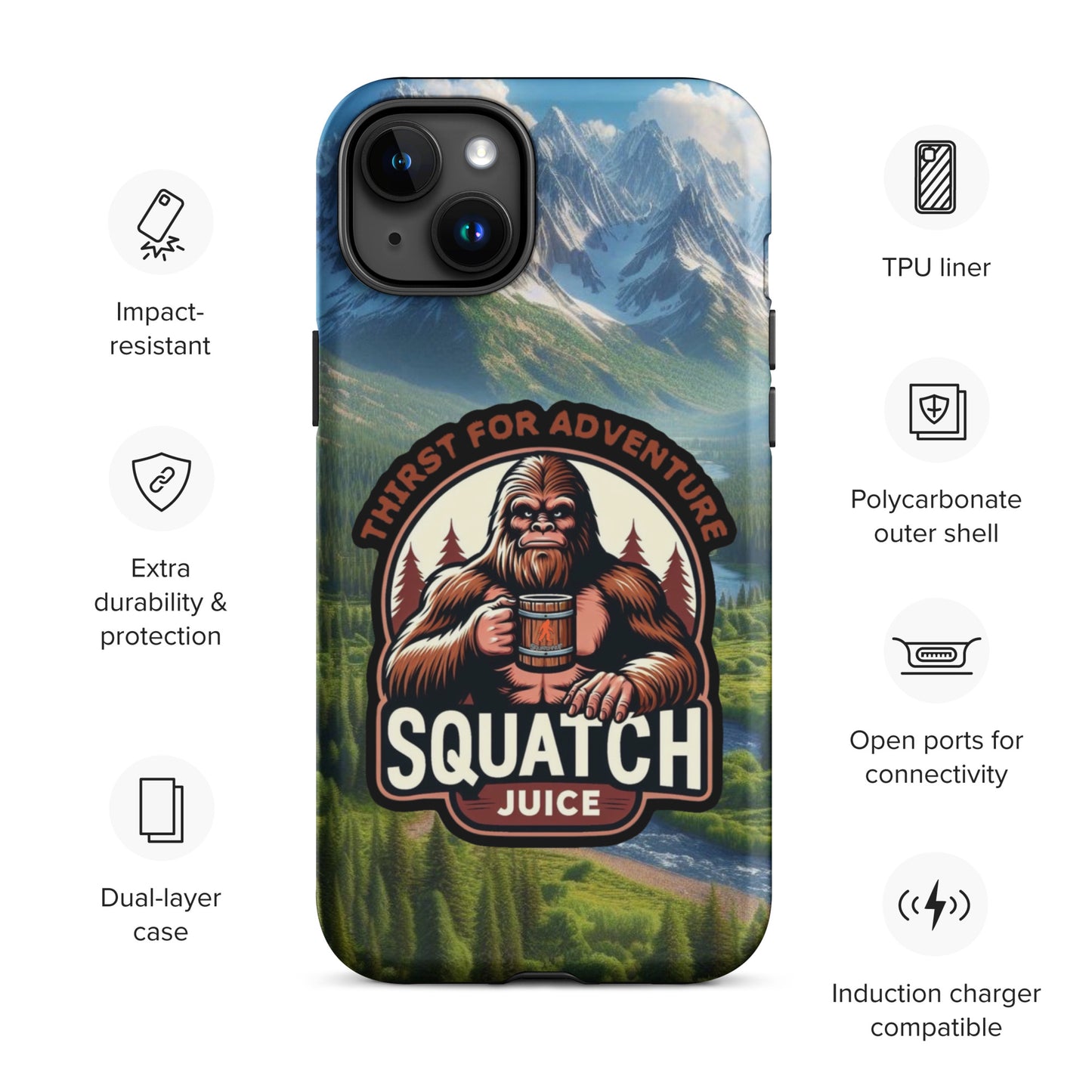 Squatch juice Tough Case for iPhone®