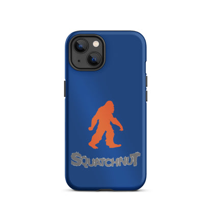 Blue and Orange Squatch Tough iPhone case