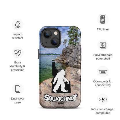 Lake CDA Idaho Squatch Tough iPhone case