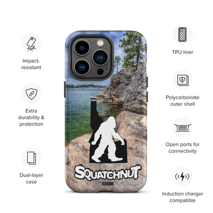 Lake CDA Idaho Squatch Tough iPhone case