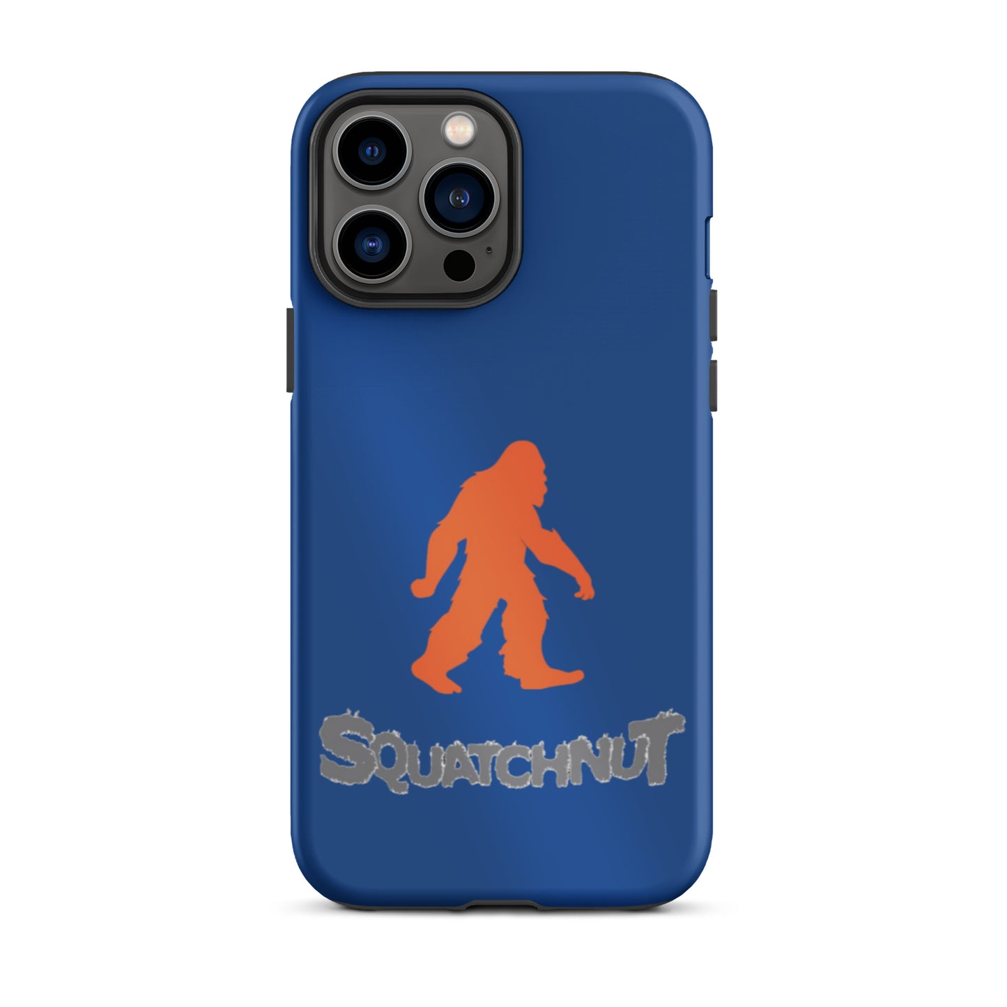 Blue and Orange Squatch Tough iPhone case