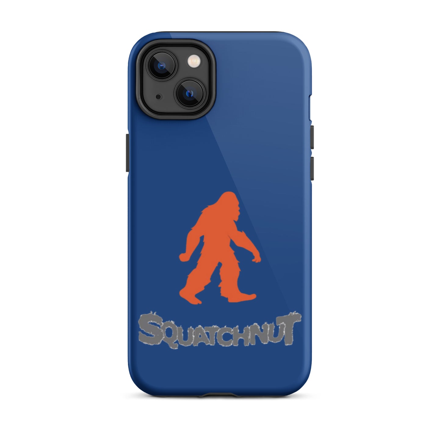 Blue and Orange Squatch Tough iPhone case