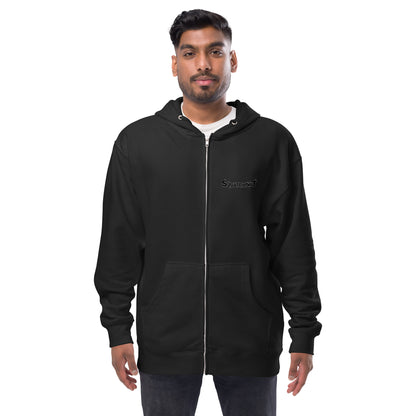 Fire Fighter Unisex fleece zip up hoodie