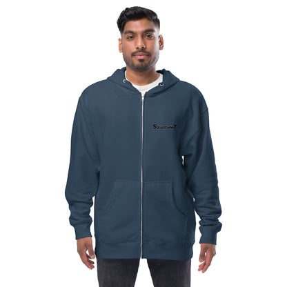 Fire Fighter Unisex fleece zip up hoodie