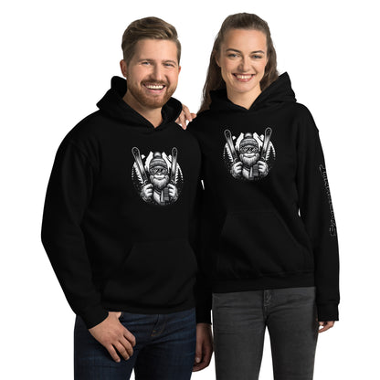 Black and White Unisex Hoodie