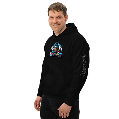 Boarding Squatch Unisex Hoodie