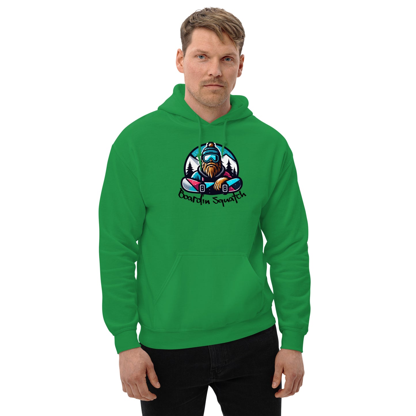 Boarding Squatch Unisex Hoodie