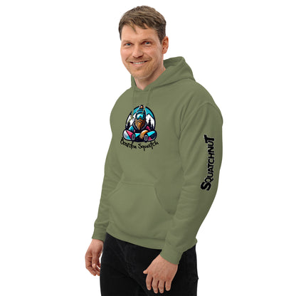 Boarding Squatch Unisex Hoodie