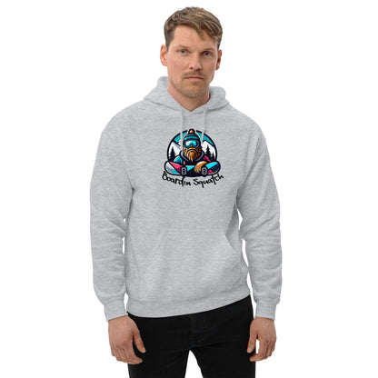 Boarding Squatch Unisex Hoodie