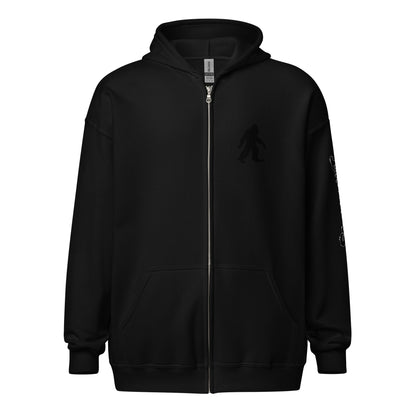 Boardin Squatch Unisex heavy blend zip hoodie