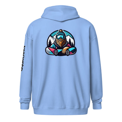 Boardin Squatch Unisex heavy blend zip hoodie