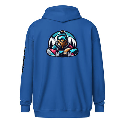 Boardin Squatch Unisex heavy blend zip hoodie
