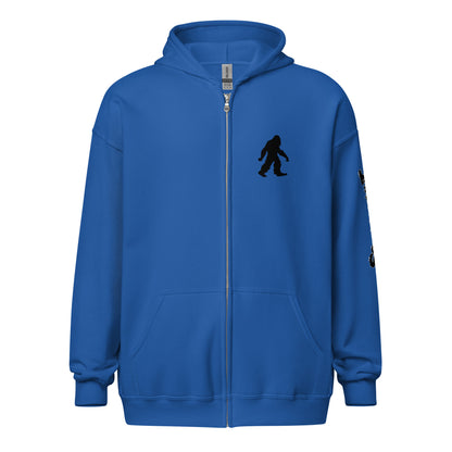 Boardin Squatch Unisex heavy blend zip hoodie