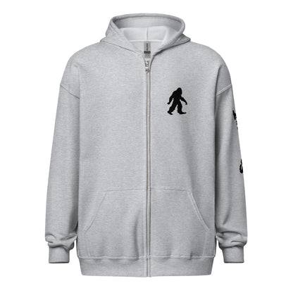 Boardin Squatch Unisex heavy blend zip hoodie