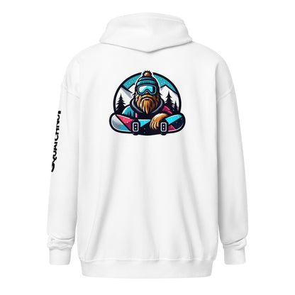 Boardin Squatch Unisex heavy blend zip hoodie