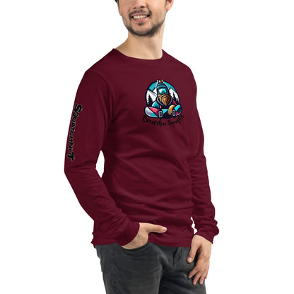 Boarding Squatch Unisex Long Sleeve Tee